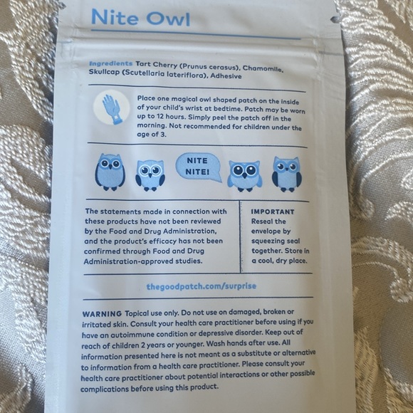 THE GOOD PATCH- NITE OWL FOR KIDS BUNDLE 4 PACKS X 24 PATCHES - Picture 4 of 10